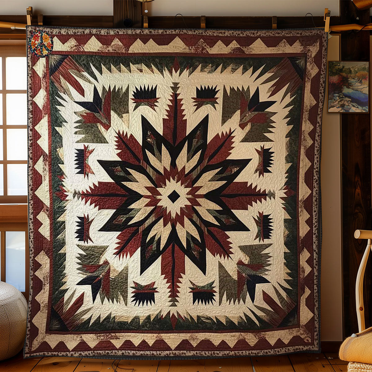 Native American Starburst WN0511039CL Quilt