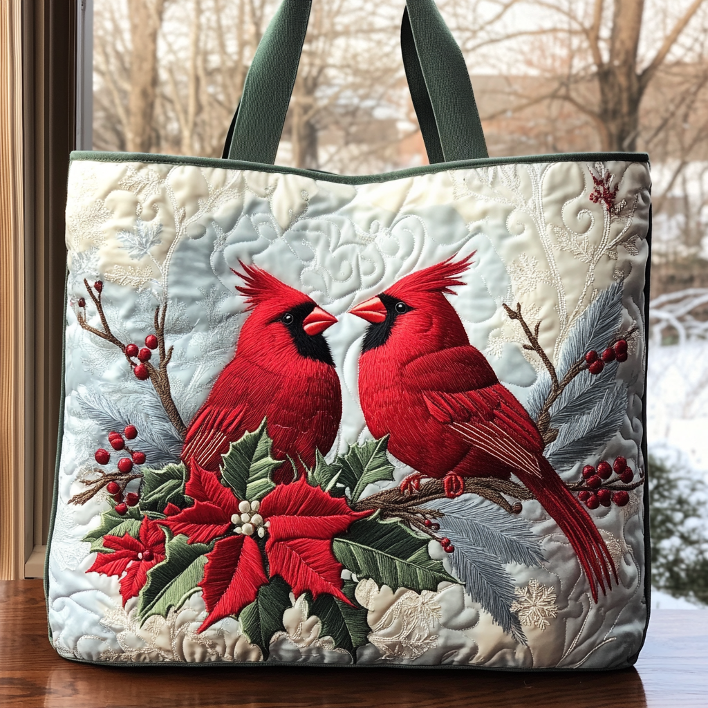 Crimson Noel CP0410031CL Quilted Tote Bag