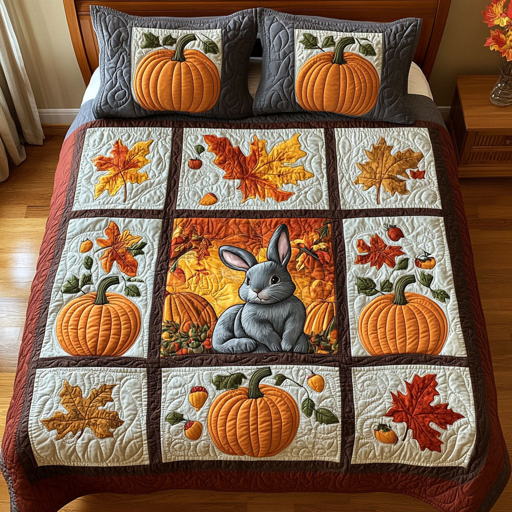 Fall Rabbit WY2208025CL Duvet Cover Set