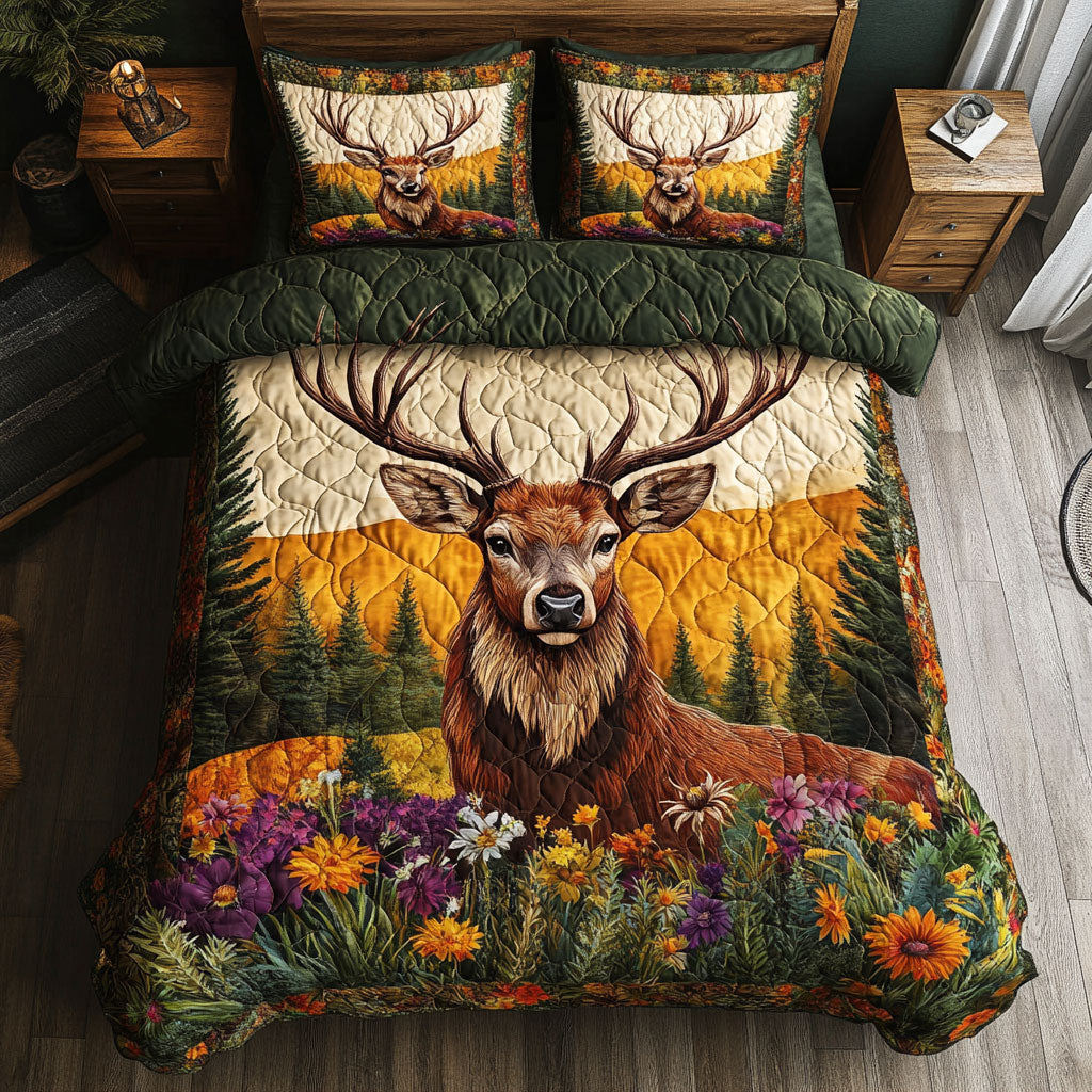 Woodland Majestic Deer WJ2404024CL Duvet Cover Set