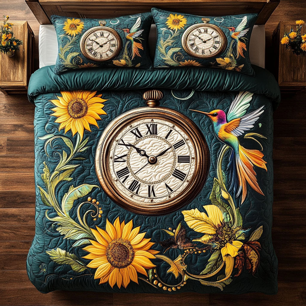 Hummingbird In Time Garden WY1904036CL Duvet Cover Set