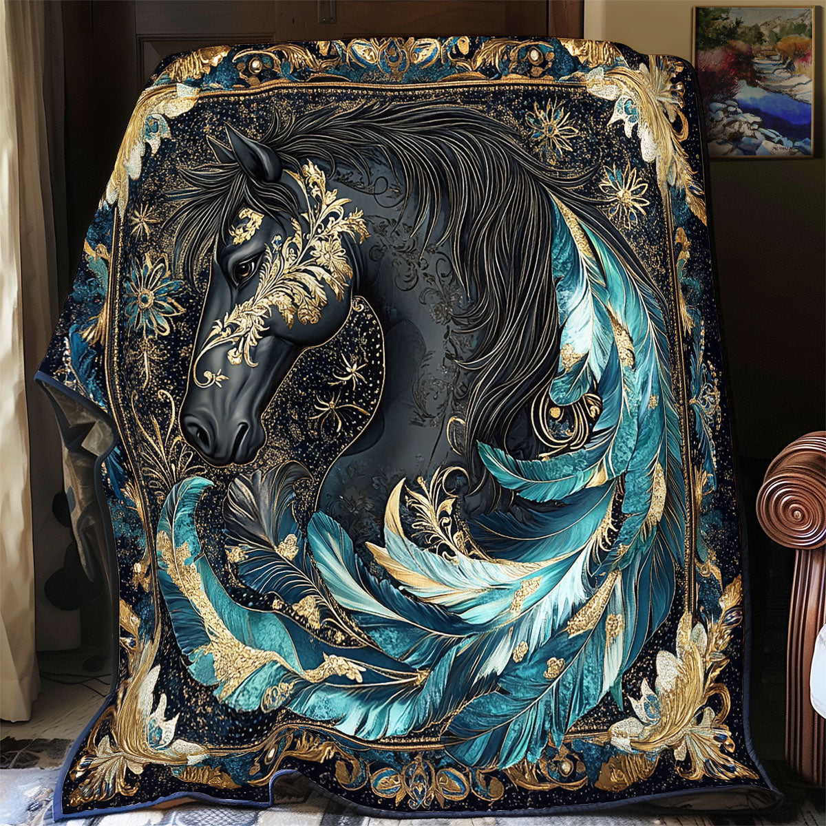 Majestic Horse WX2712037CL Quilt