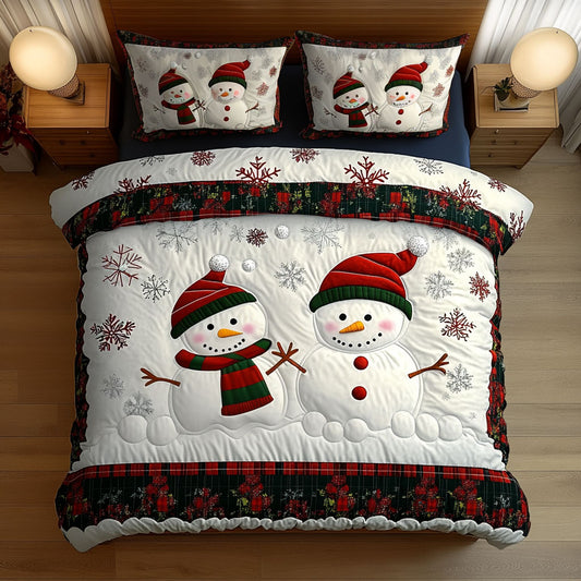 Snowman Pair DH2009018CL Duvet Cover Set