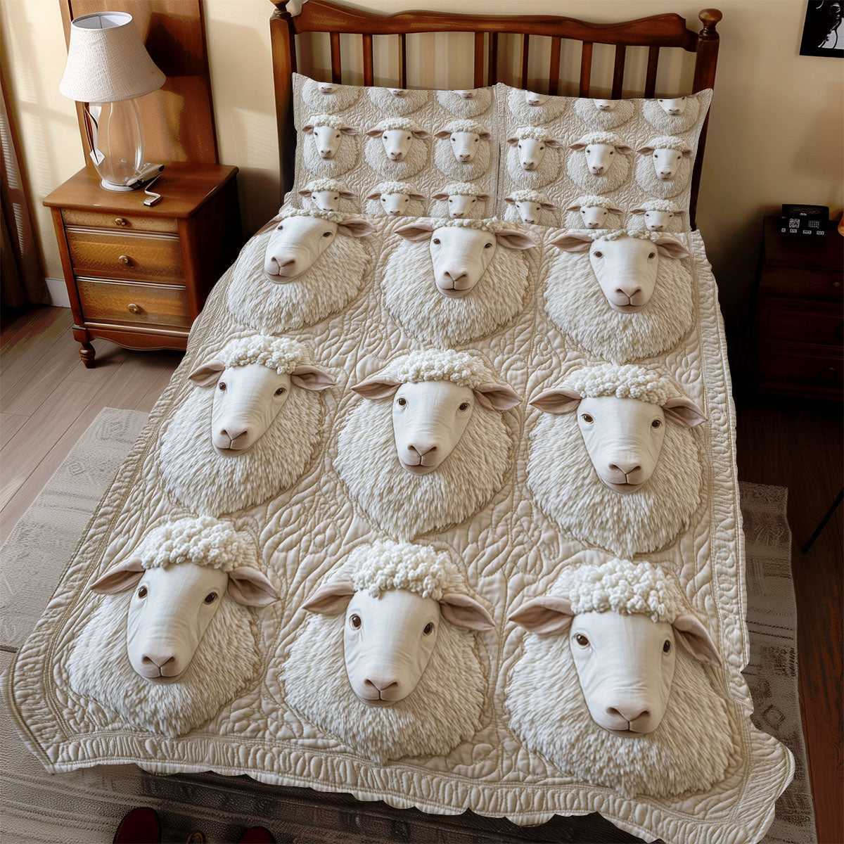 Sheep Cozy WX2112085CL Duvet Cover Set