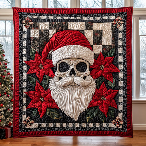 Skull Holly Night CW0810050CL Quilt