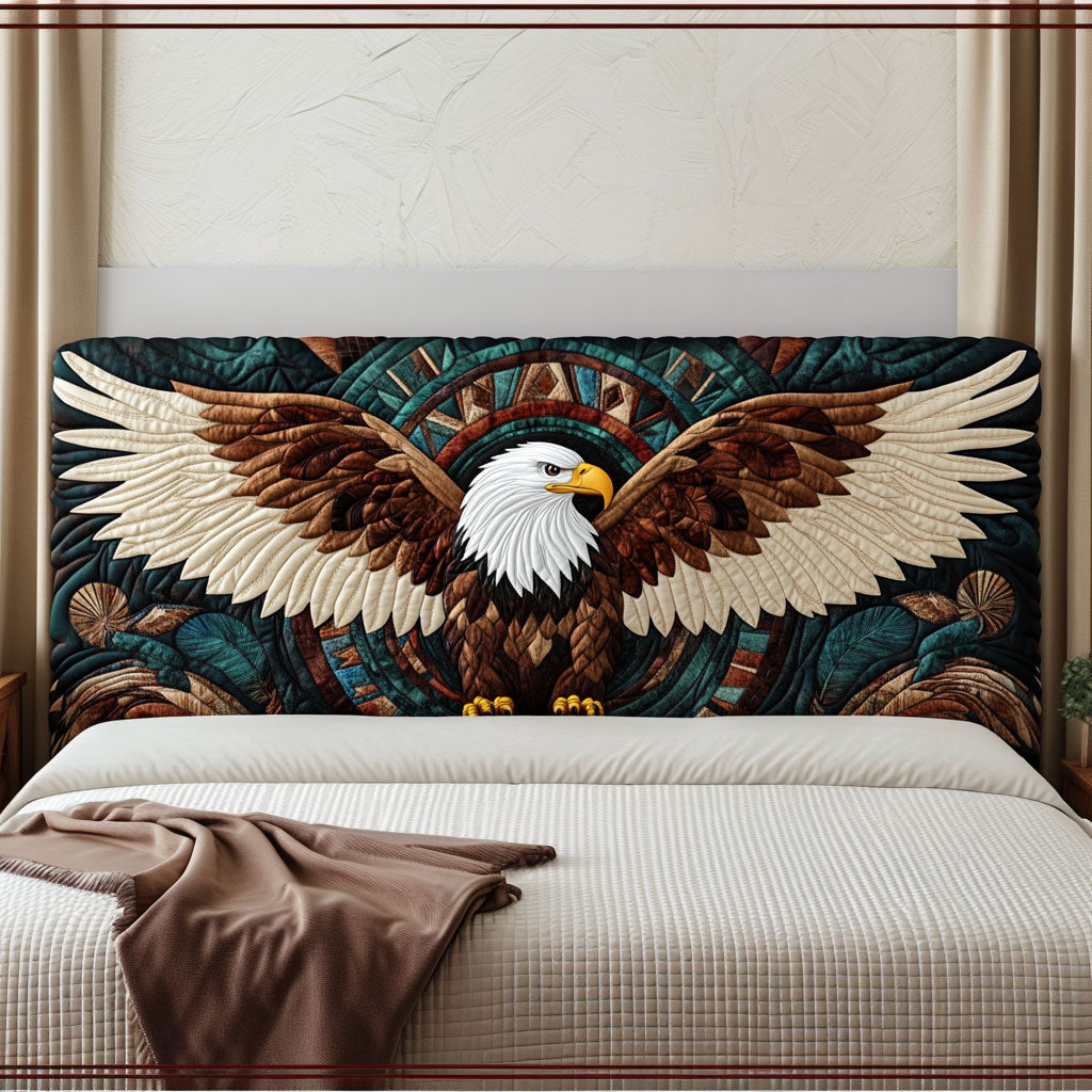 Tribal Eagle KL2312020CL Quilted Headboard Slipcover