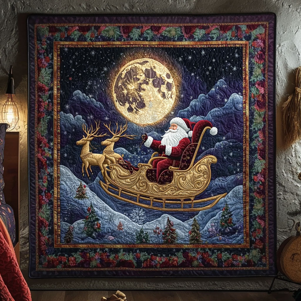 Santa Winter Sky WN0210066CL Quilt
