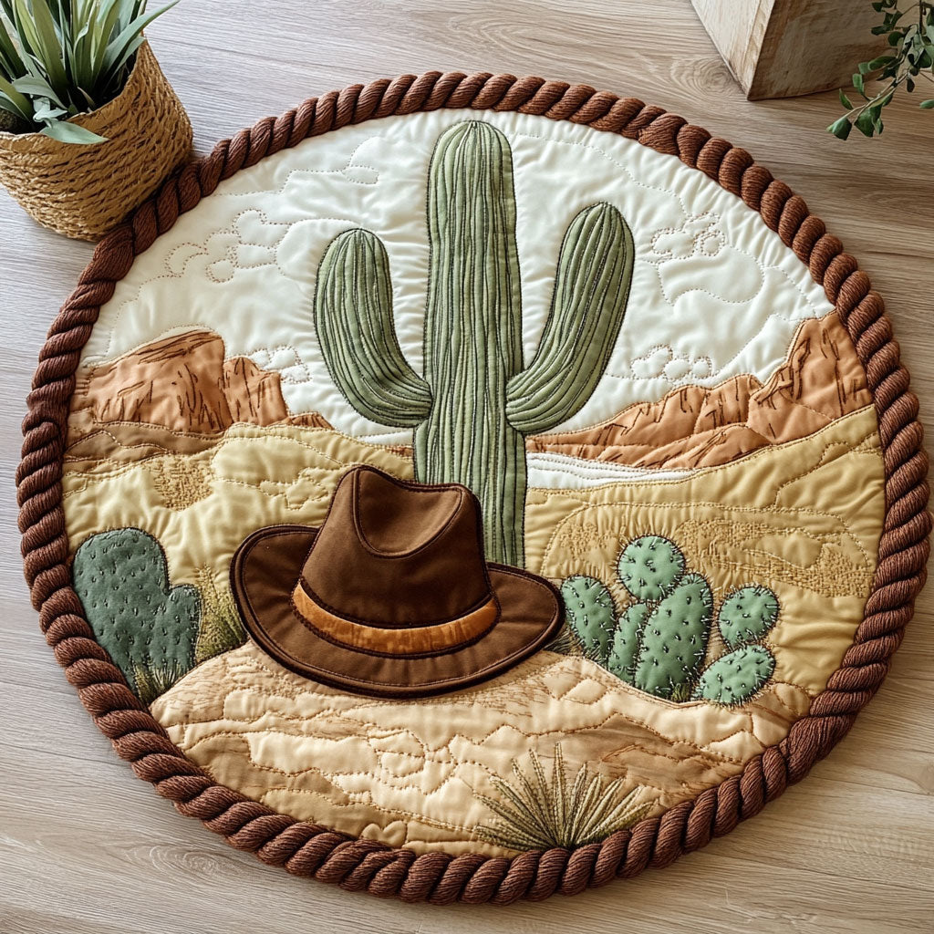 Western Spirit CW0506050CL Quilted Round Mat