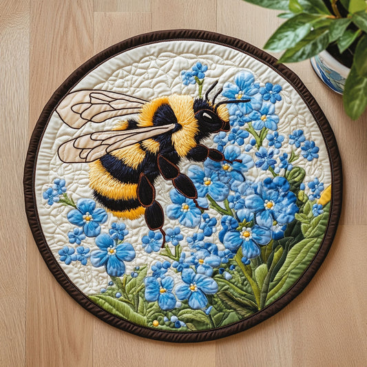 Buzz Flower CW0906012CL Quilted Round Mat