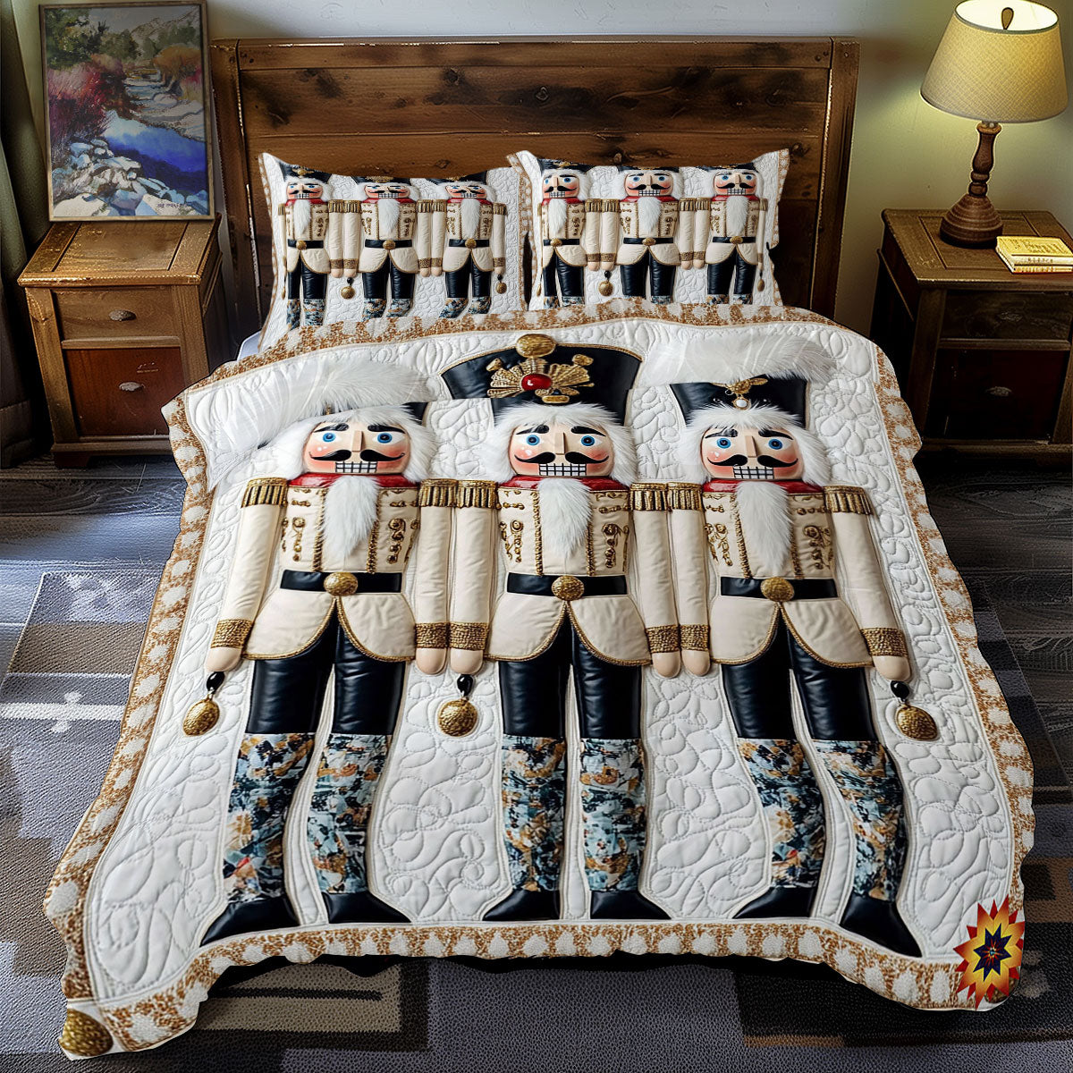Snow Nutcracker WY2211043CL Duvet Cover Set