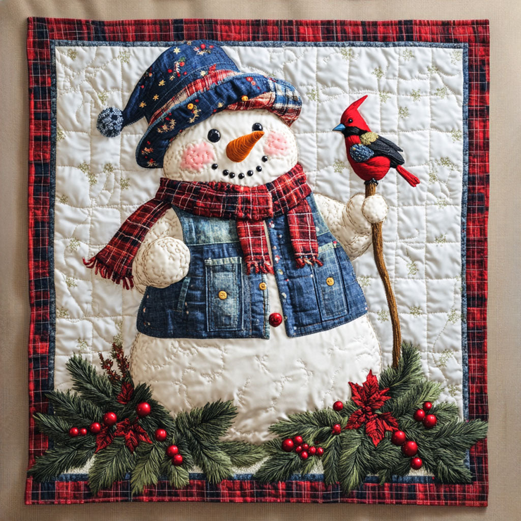 Holiday Cheer Snowman WN2509034CL Quilt
