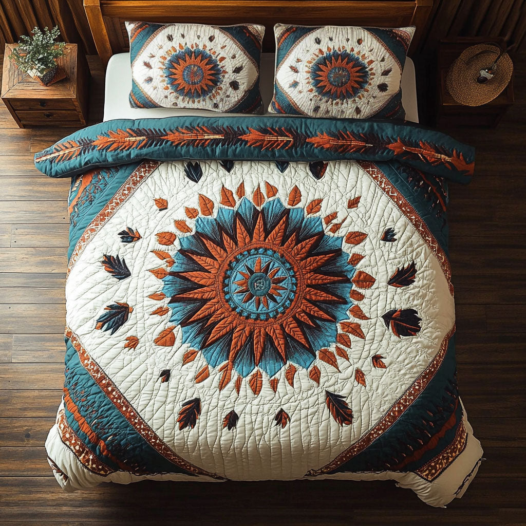 Tribal Feather Mandala WY1807060CL Duvet Cover Set