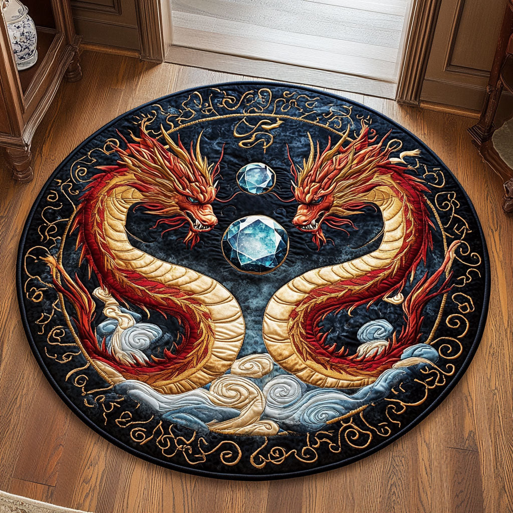 Sacred Coil CP2407055CL Quilted Round Mat