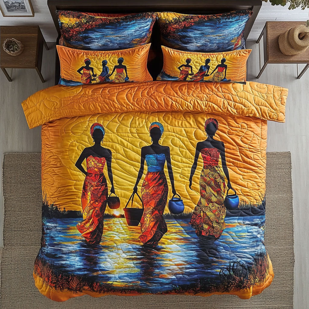 Woman African WX0506035CL Duvet Cover Set