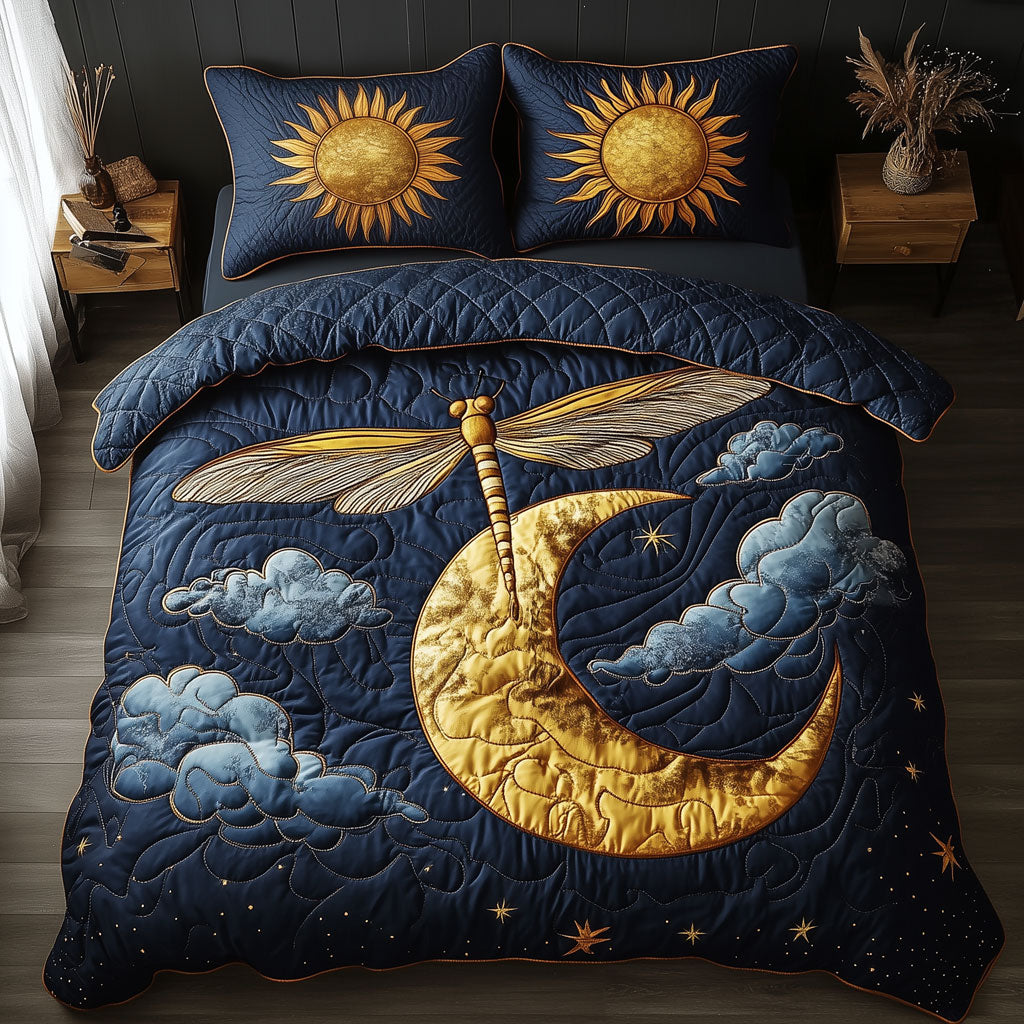 Dragonfly Night Moon LT0310015CL Duvet Cover Set