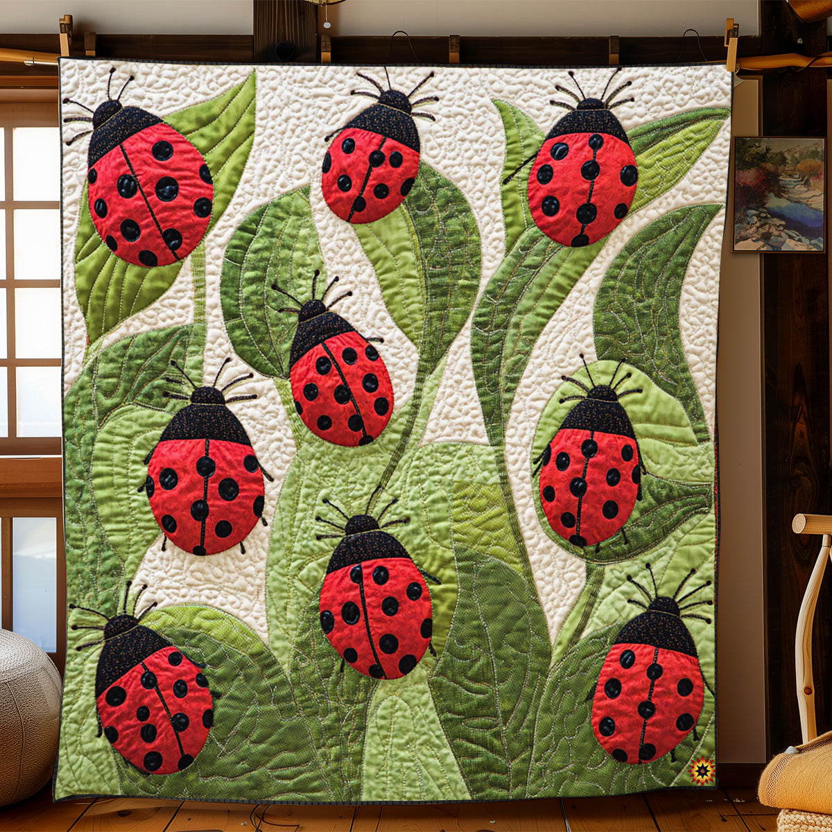 Ladybug Garden WJ2112015CL Quilt