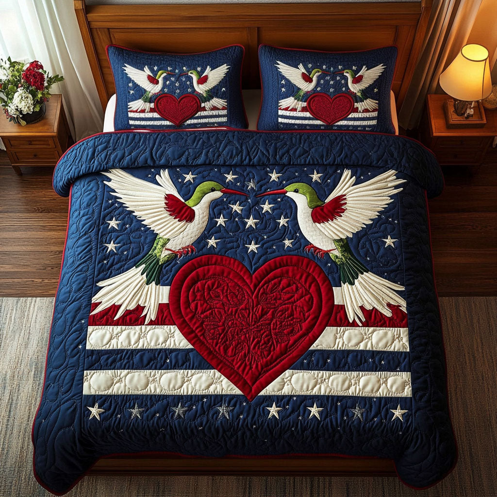 Hummingbird Heart WY1408008CL Duvet Cover Set
