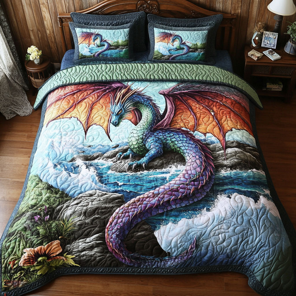 Dragon Blue Sea WT2101005CL Duvet Cover Set