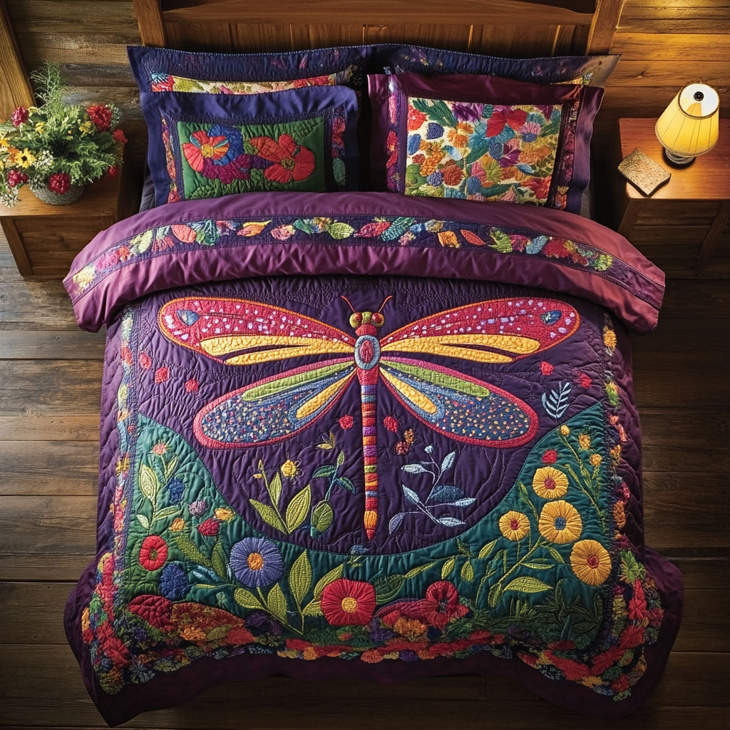 Dragonfly Garden Bliss YR2601031CL Duvet Cover Set