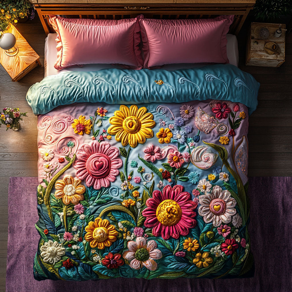 Flower WJ1903032CL Duvet Cover Set
