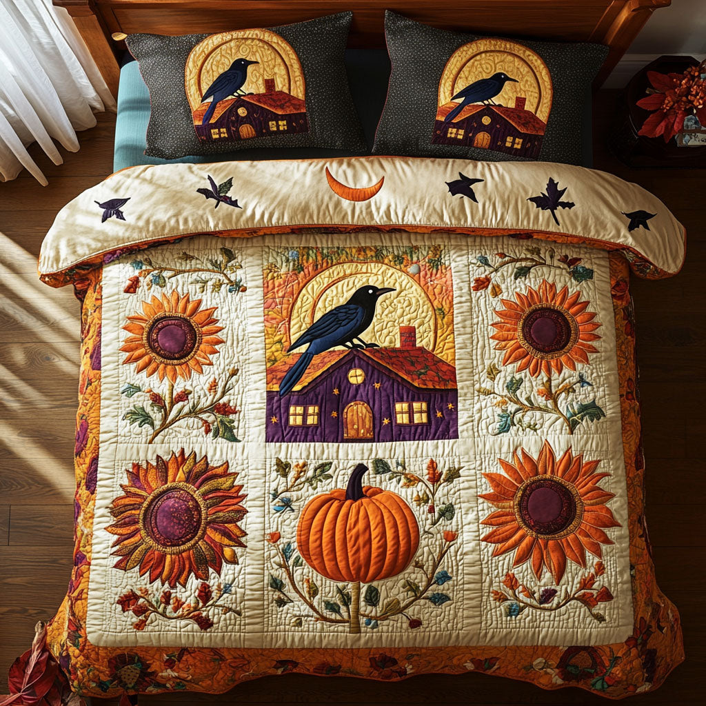 Harvest Moon Crow WY1508104CL Duvet Cover Set