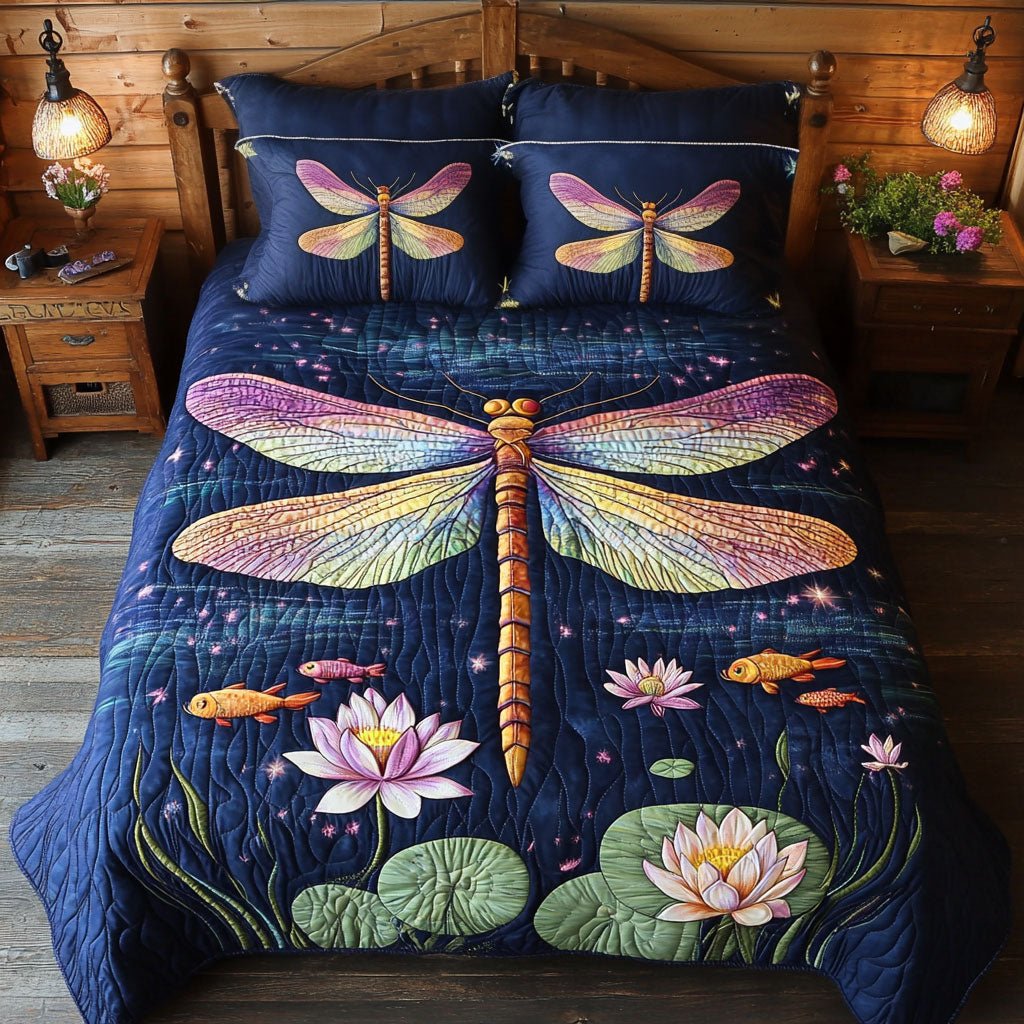 Lotus Dragonfly WJ2103045CL Duvet Cover Set