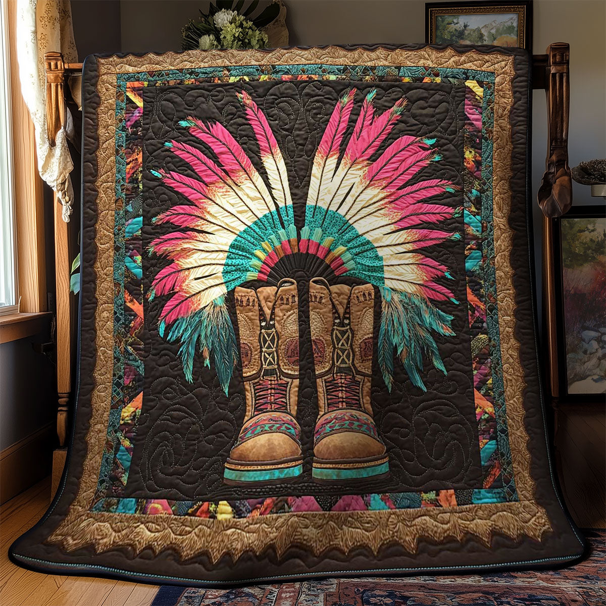 Feathered Boot Pride WN2001038CL Quilt