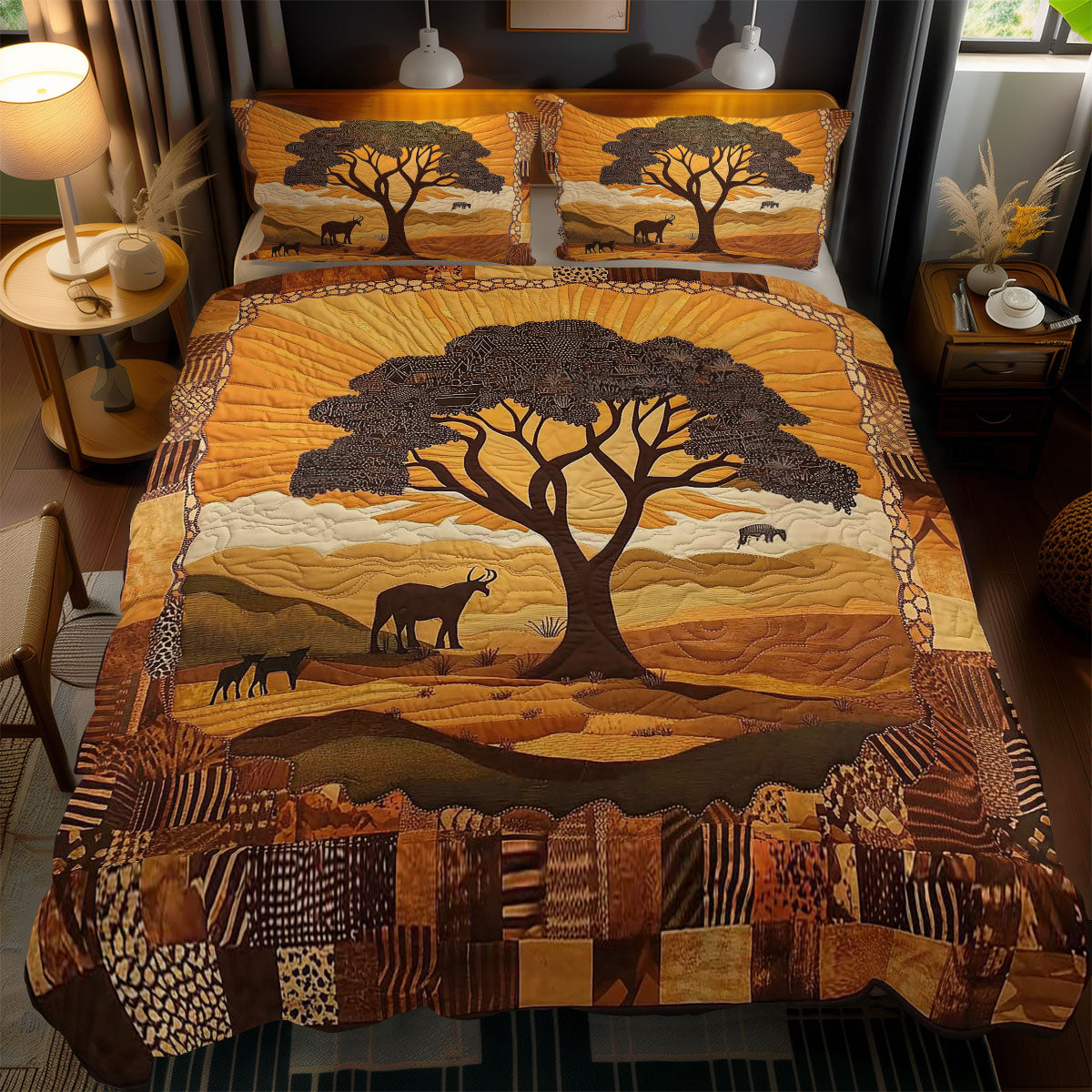 Celestial African Safari WN2502063CL Duvet Cover Set