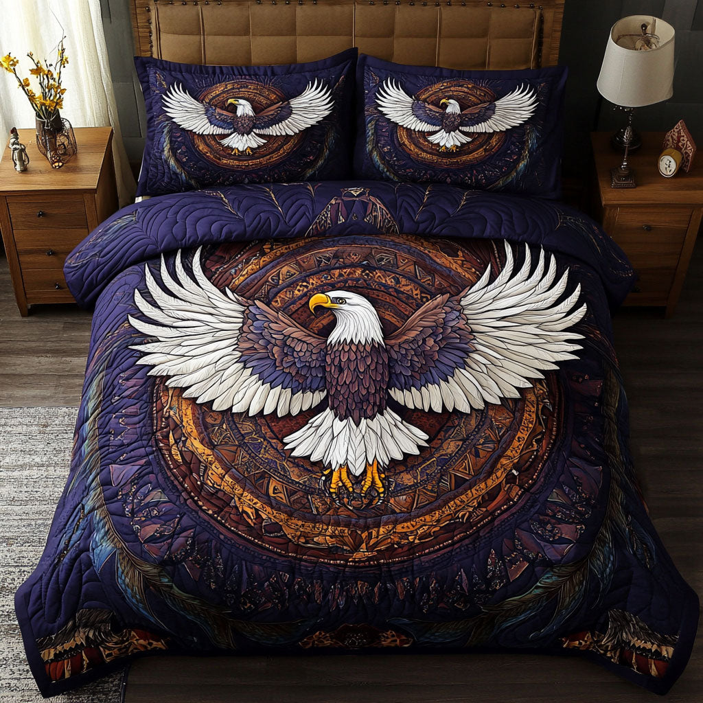 Native American Eagle WJ0803044CL Duvet Cover Set