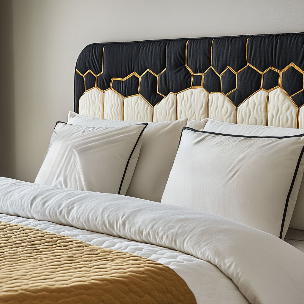 Royal Bee WN1912037CL Quilted Headboard Slipcover