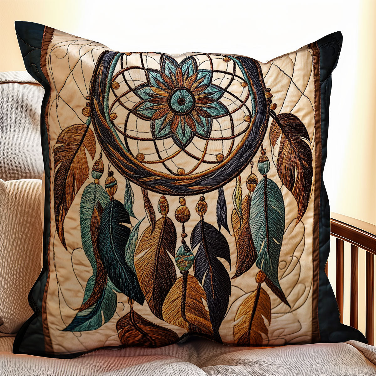 Vintage Dreamcatcher WX1902162CL Quilt Pillow Case