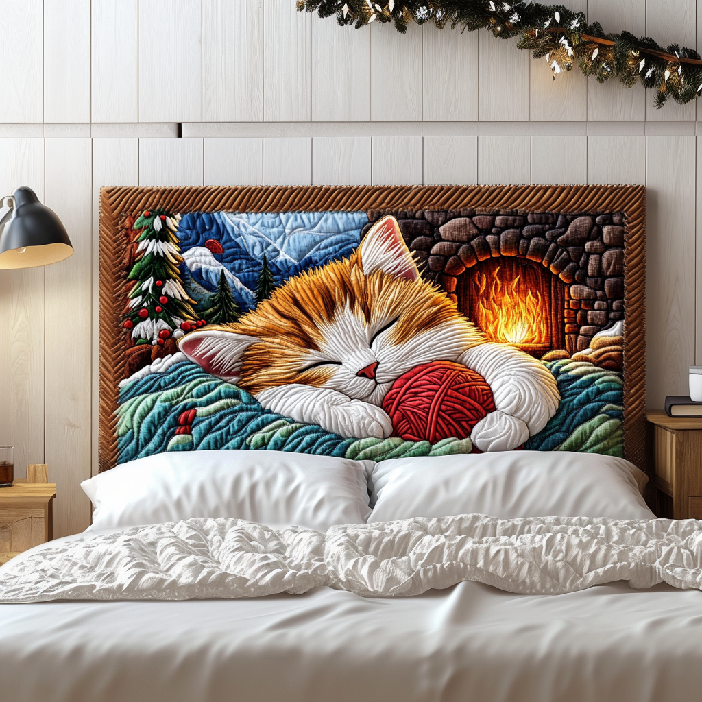 Knitted Dreams Kitty KL2012004CL Quilted Headboard Slipcover