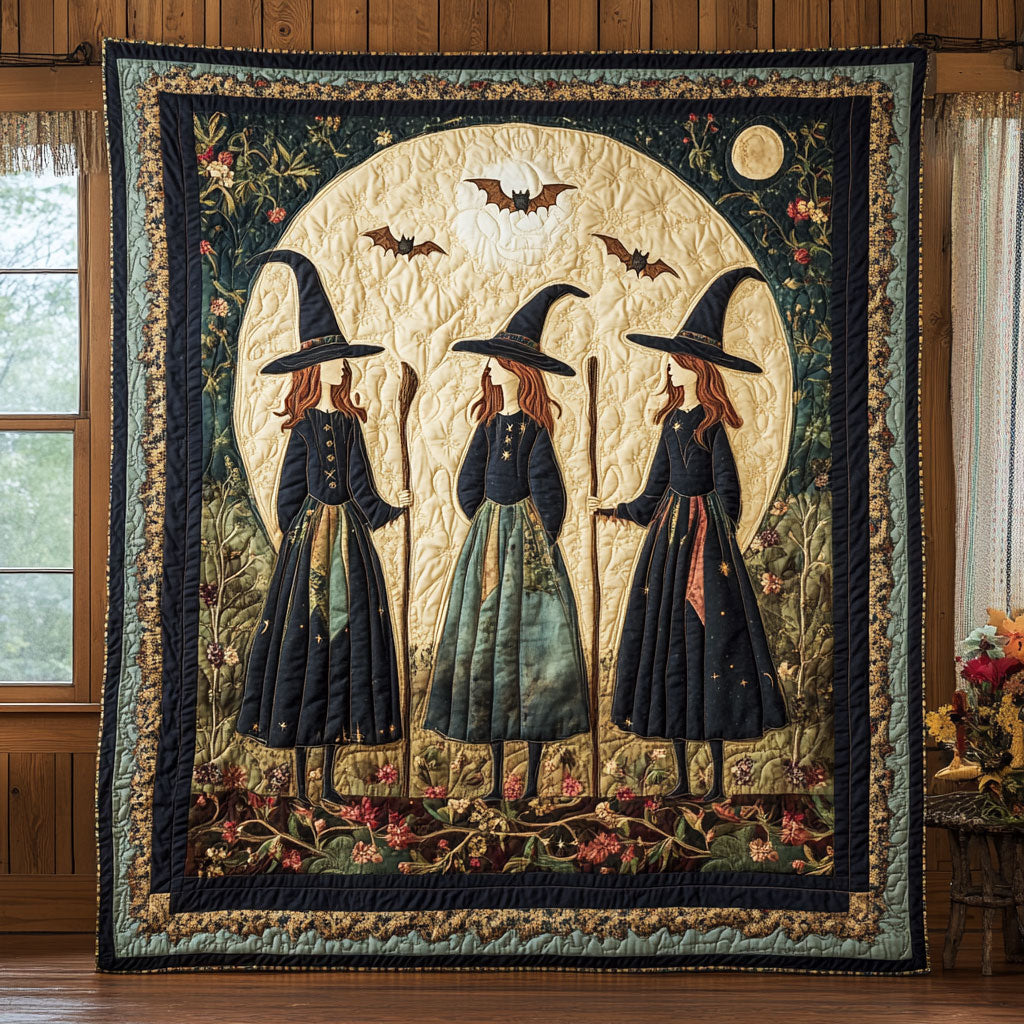Moonlit Witches CP0409001CL Quilt