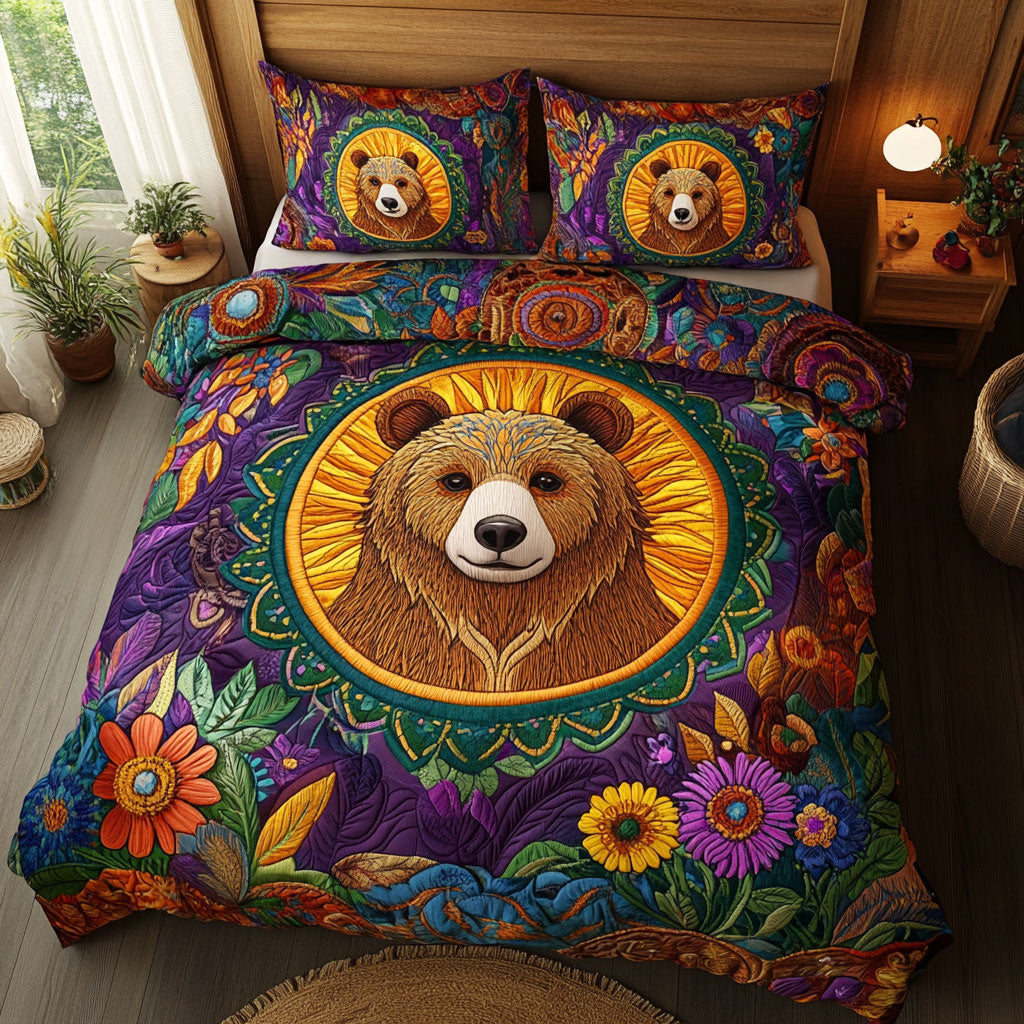 Sun Spirit Bear WY2406029CL Duvet Cover Set