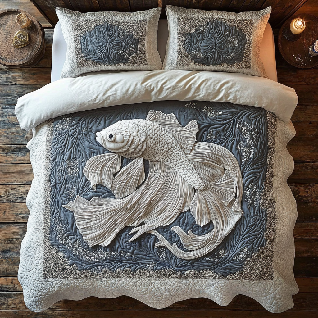 Abstract Fish WY0301002CL Duvet Cover Set