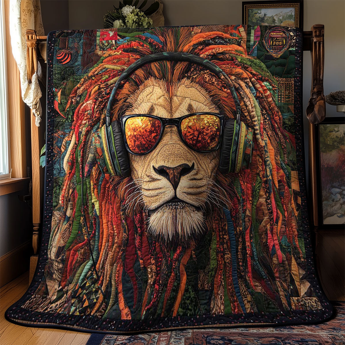African Lion Groove WN2402009CL Quilt