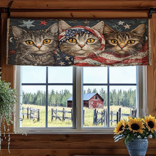 Cat Heritage WN1006014CL Quilted Valance