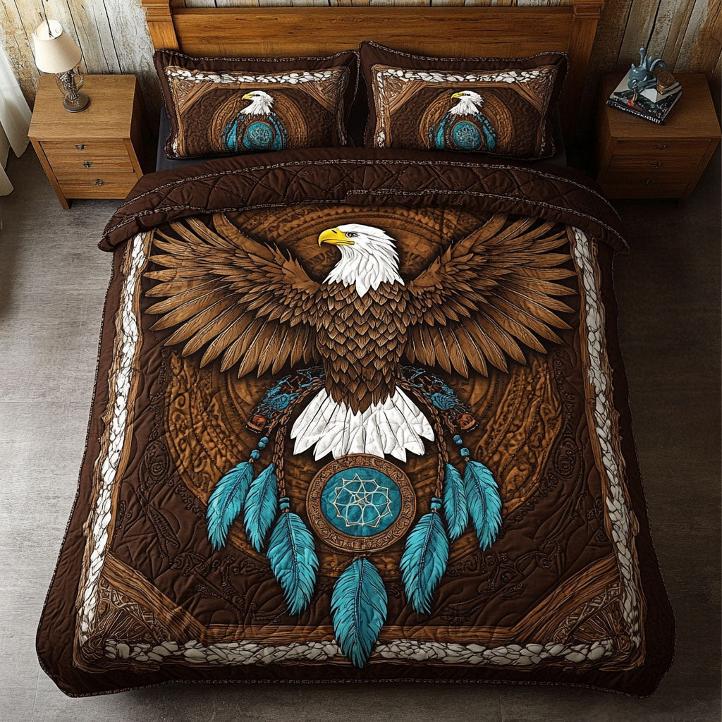Native Feather And Eagle WY2901085CL Duvet Cover Set