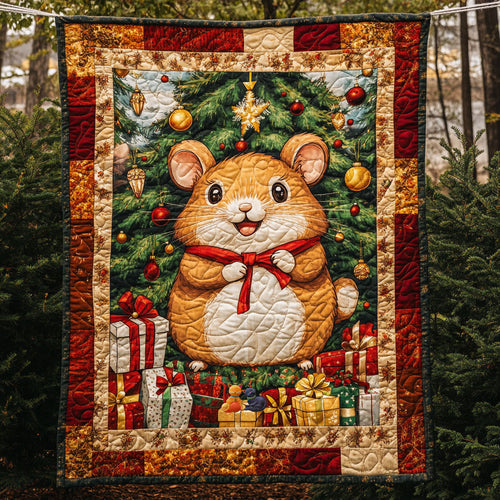 Hamster Christmas WT2110009CL Quilt