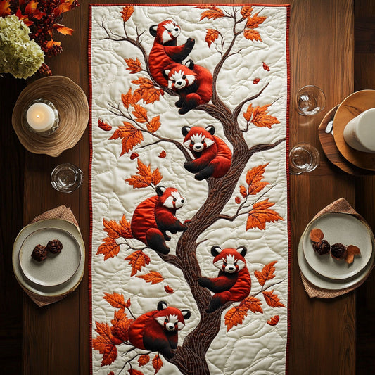 Red Panda CW1006043CL Quilted Table Runner