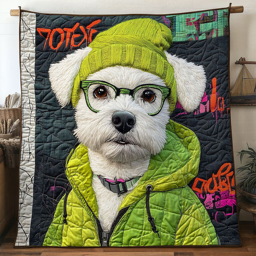 Westie Joy WN0406057CL Quilt