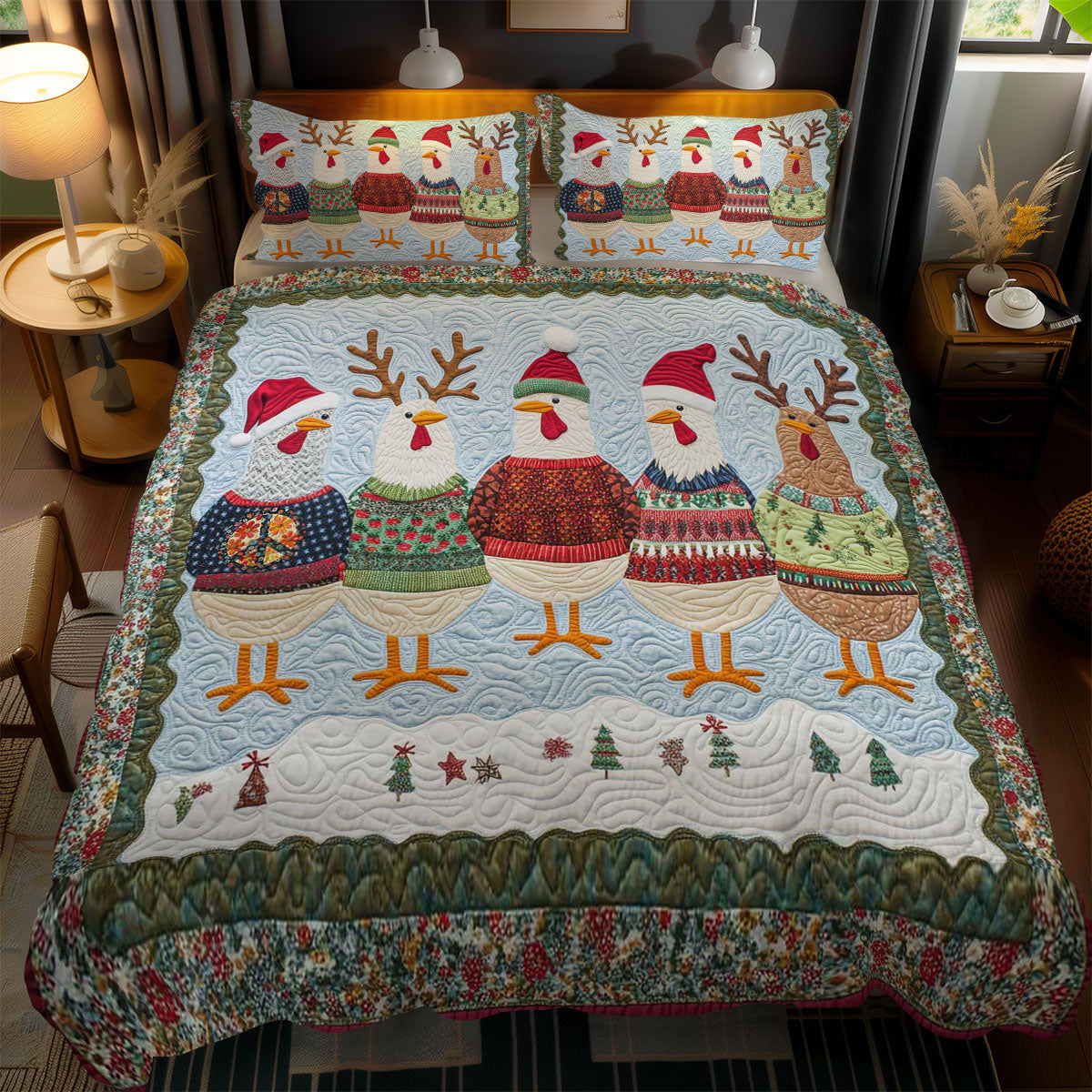 Chicken Wonderland WN1911012CL Duvet Cover Set