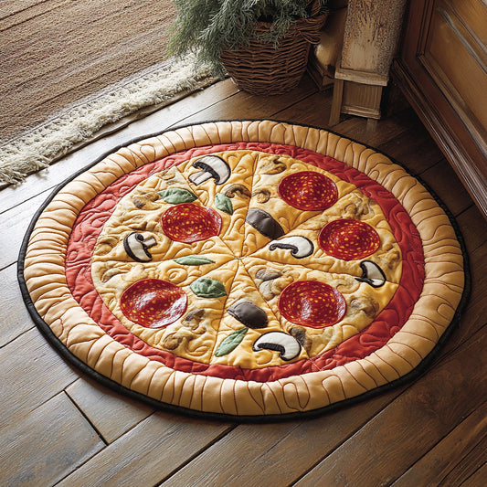 Take A Slice CP1006047CL Quilted Round Mat