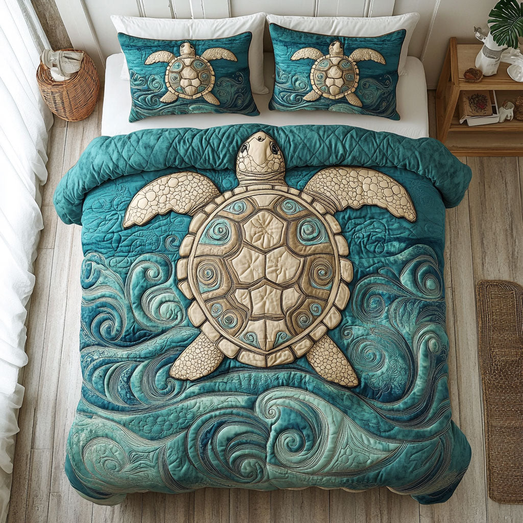 Mystic Turtle CW2208018CL Duvet Cover Set