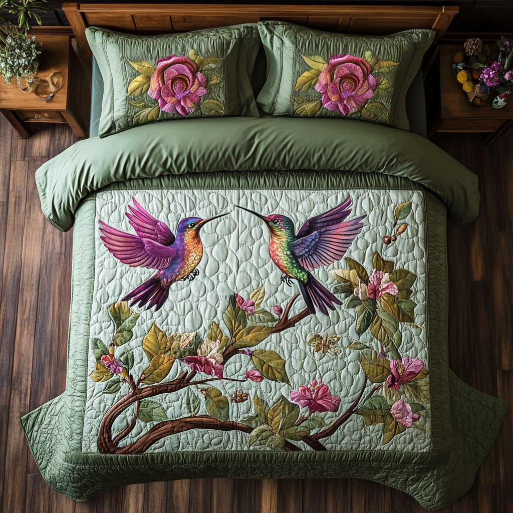 Couple Hummingbird WP2101023CL Duvet Cover Set