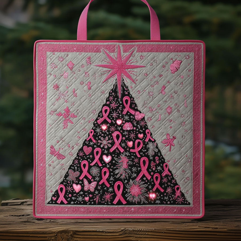 Magic Christmas Tree WN0410036CL Quilted Tote Bag