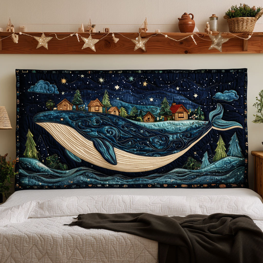 Whale Fantasy KL2912005CL Quilted Headboard Slipcover