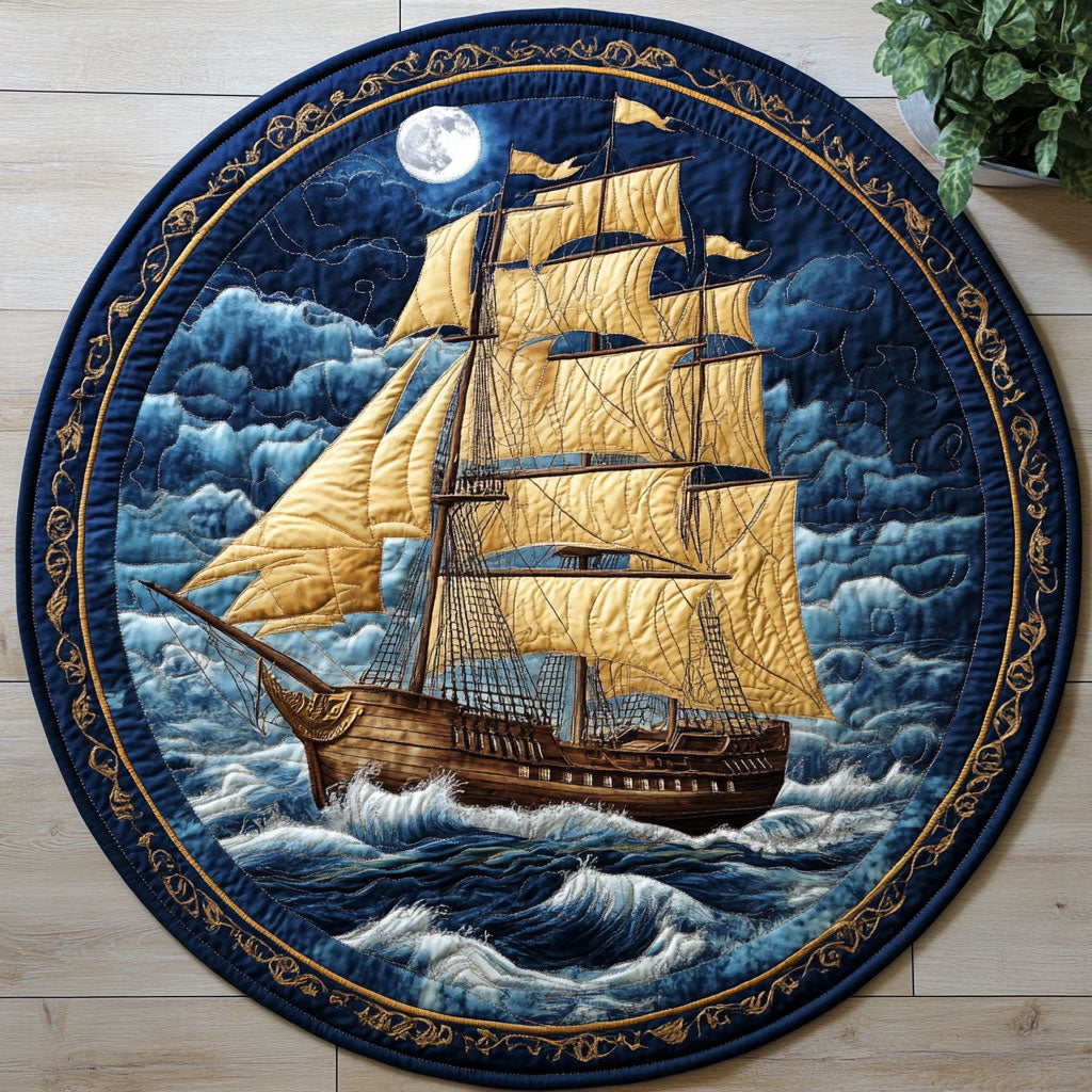 Moonlit Voyage CW2905564CL Quilted Round Mat