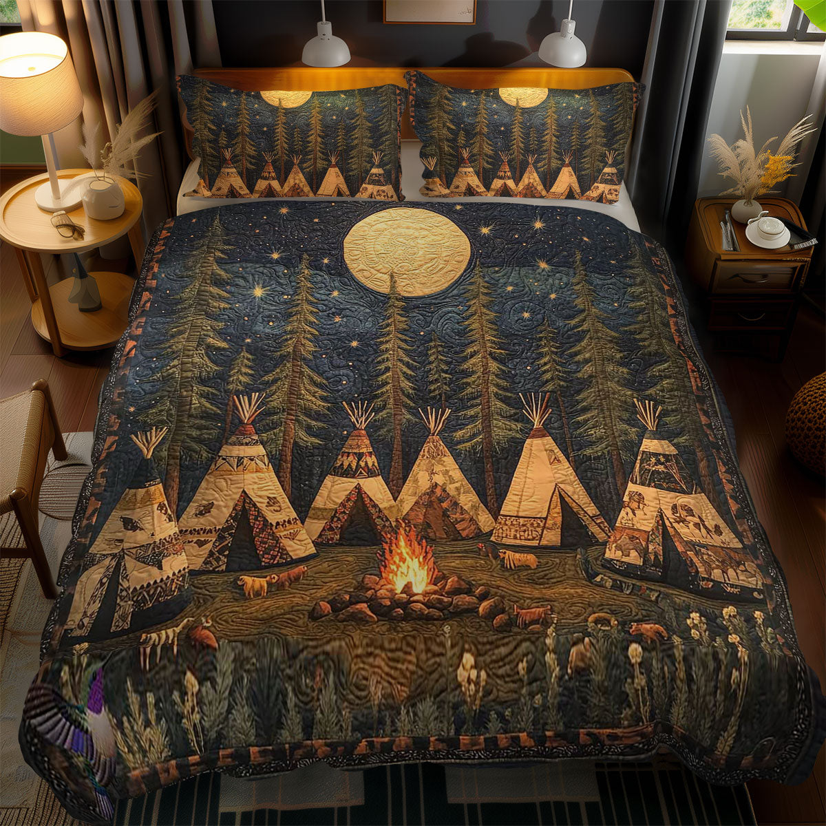 Teepee Gathering WN1911061CL Duvet Cover Set