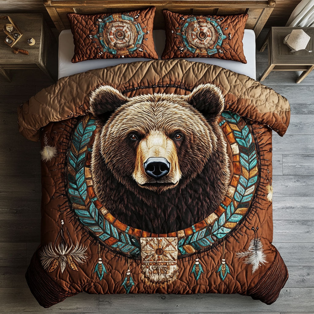 Brown Bear Spirit CQ1406014CL Duvet Cover Set